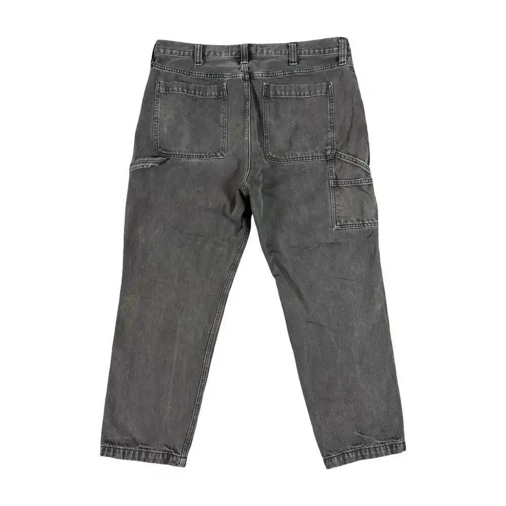 Abercrombie & Fitch Loose Straight Gray Dark Wash Denim Jeans 5-Pocket